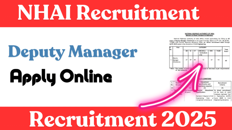 NHAI Recruitment 2025